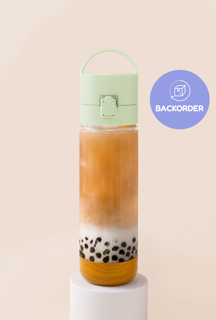 BACKORDER BobaMate® Boba Bottle in Honeydew