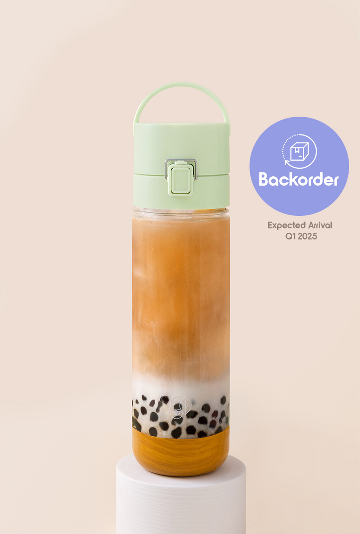 BACKORDER BobaMate® Boba Bottle in Honeydew