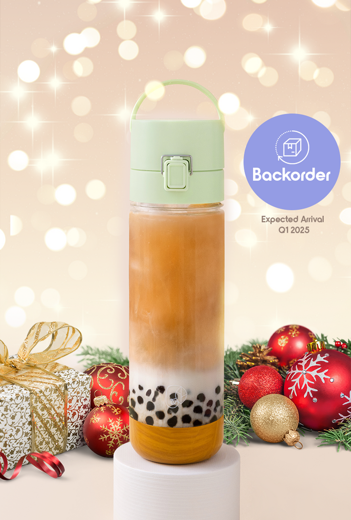 BACKORDER BobaMate® Boba Bottle in Honeydew