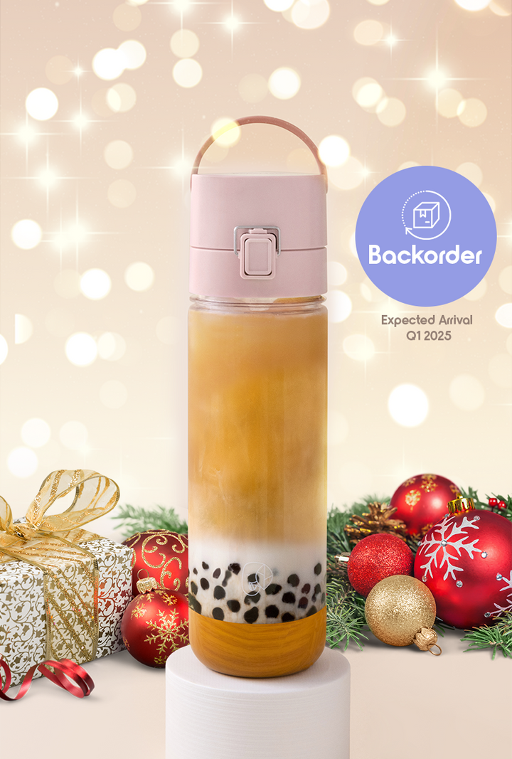 BACKORDER BobaMate® Boba Bottle in Ube