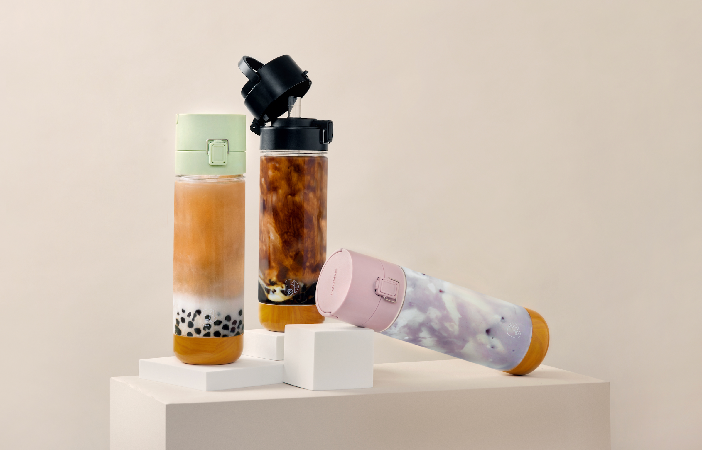 BobaMate®  DIY Boba Kits & World's Most Convenient Reusable Boba Cup